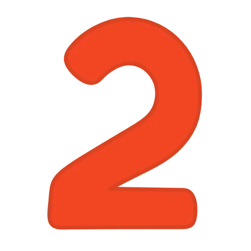 Стикер 39 orange FONT