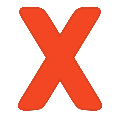 Стикер 23 orange FONT
