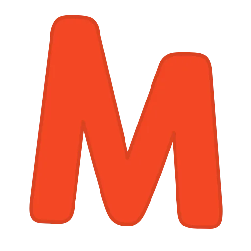 Стикер 14 orange FONT