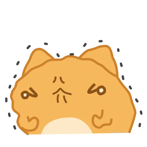 😿 Стикер «Orange Capoo» для Telegram