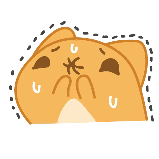 🙀 Стикер «Orange Capoo» для Telegram