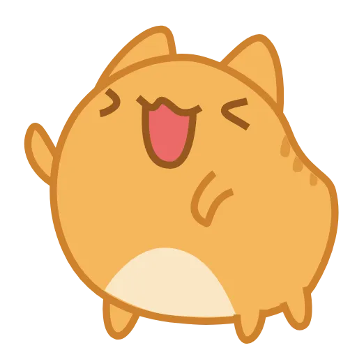 🕺 Стикер «Orange Capoo» для Telegram