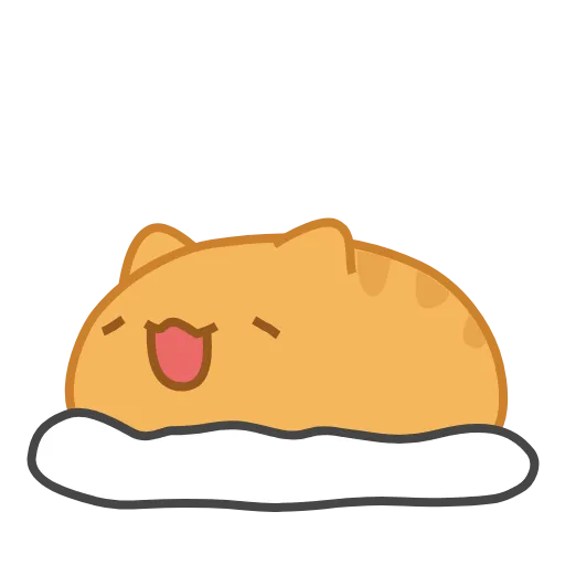 😴 Стикер «Orange Capoo» для Telegram