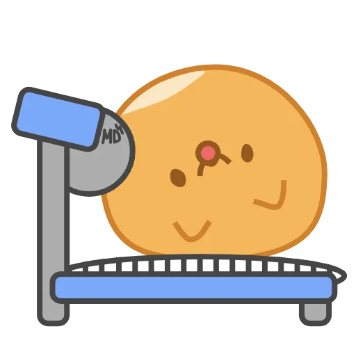 🏃‍♀️ Стикер «Orange Capoo» для Telegram