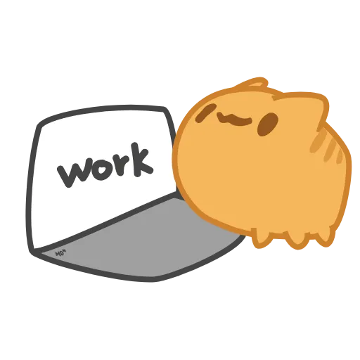 💻 Стикер «Orange Capoo» для Telegram