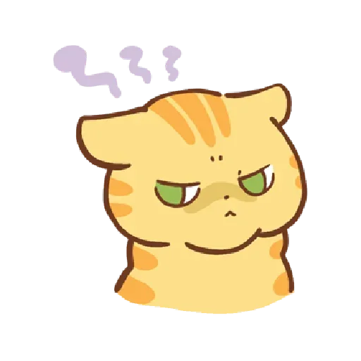 🐱 Стикер «Orange c» для Telegram