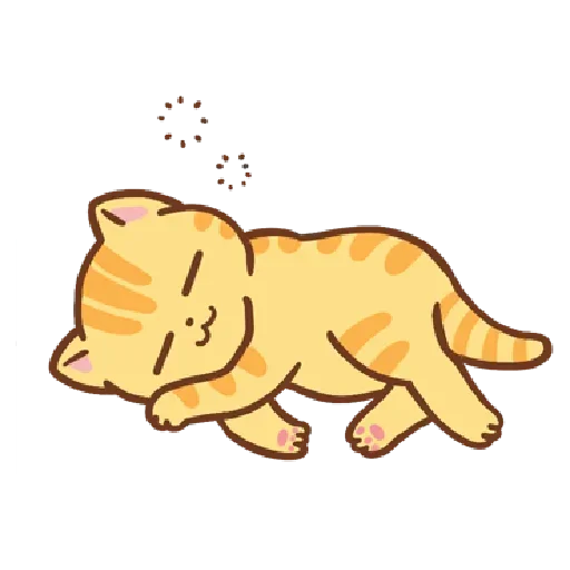 🐱 Стикер «Orange c» для Telegram