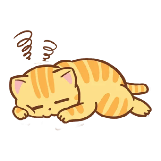 🐱 Стикер «Orange c» для Telegram