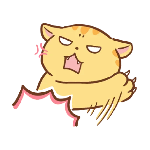 🐱 Стикер «Orange c» для Telegram