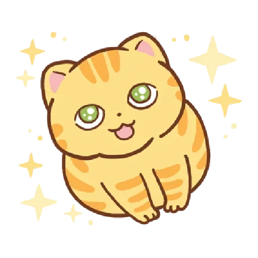 🐱 Стикер «Orange c» для Telegram