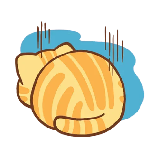 🐱 Стикер «Orange c» для Telegram