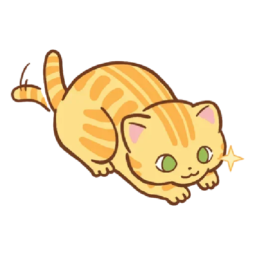 🐱 Стикер «Orange c» для Telegram