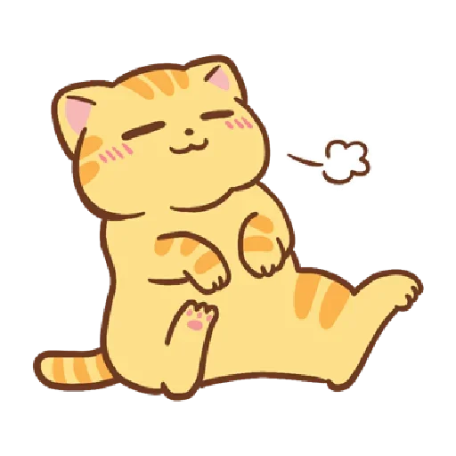 🐱 Стикер «Orange c» для Telegram