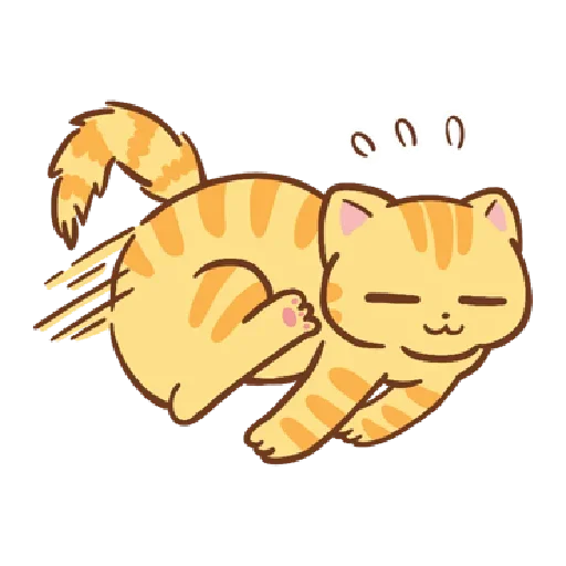🐱 Стикер «Orange c» для Telegram