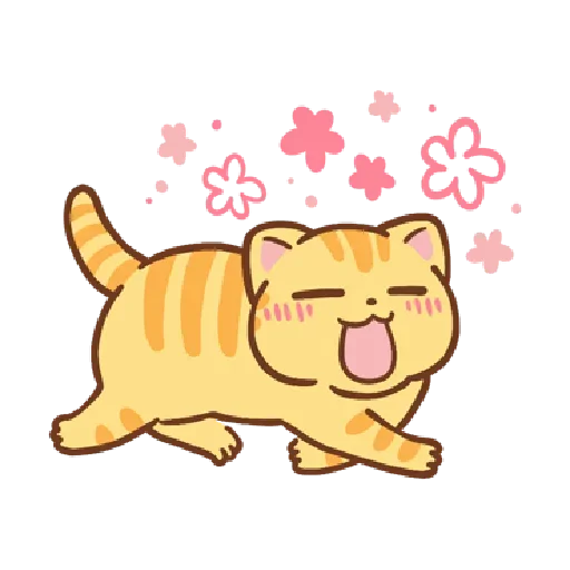 🐱 Стикер «Orange c» для Telegram