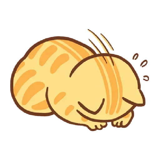 🐱 Стикер «Orange c» для Telegram