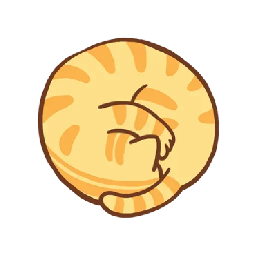 🐱 Стикер «Orange c» для Telegram