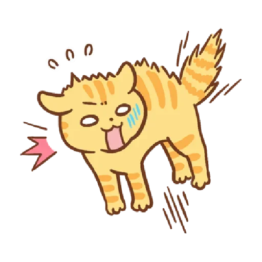 🐱 Стикер «Orange c» для Telegram