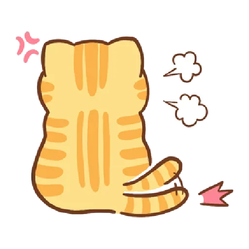 🐱 Стикер «Orange c» для Telegram