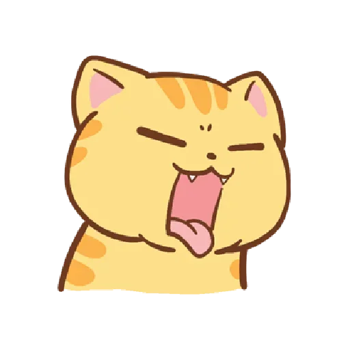 🐱 Стикер «Orange c» для Telegram