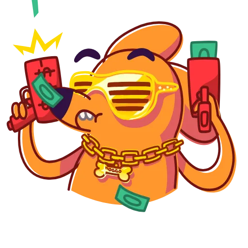 🤑 Стикер «Doggo» для Telegram