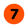 7⃣ Эмодзи «orange font» для Telegram