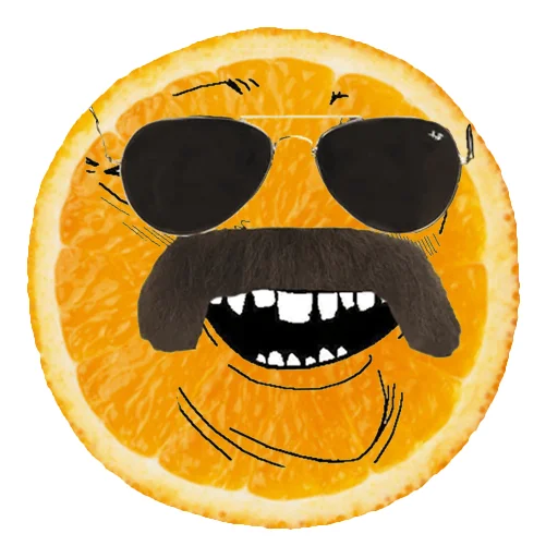 🕶 Стикер «Orange pack» для Telegram