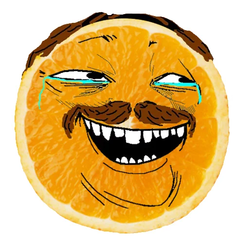👨‍🦱 Стикер «Orange pack» для Telegram