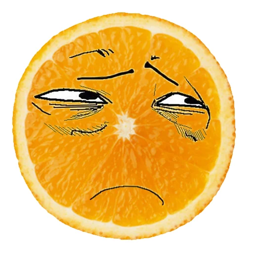 😕 Стикер «Orange pack» для Telegram