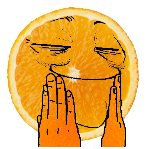 👌 Стикер «Orange pack» для Telegram
