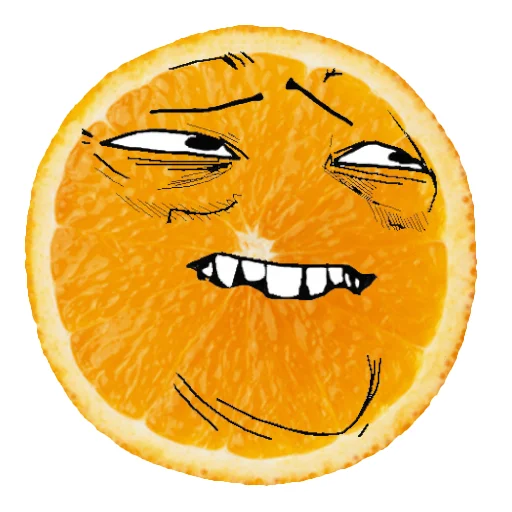 😬 Стикер «Orange pack» для Telegram