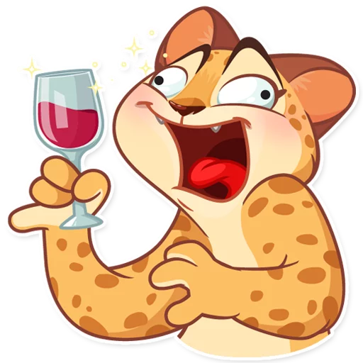 🍷 Стикер «Orange Sunshine» для Telegram