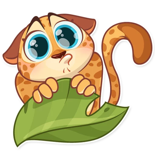 🐱 Стикер «Orange Sunshine» для Telegram