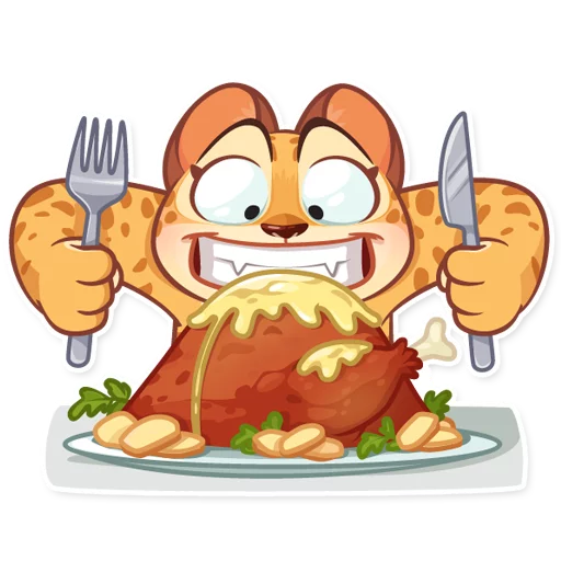 🍗 Стикер «Orange Sunshine» для Telegram
