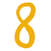 8️⃣ Эмодзи «Оранжево-зелёные буквы» для Telegram