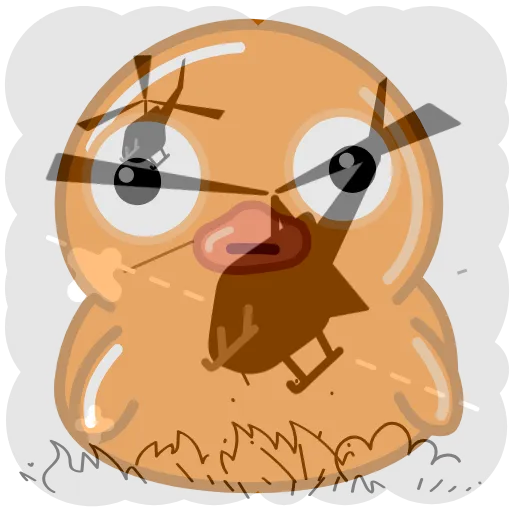 Стикерпак Orange Duck для Telegram