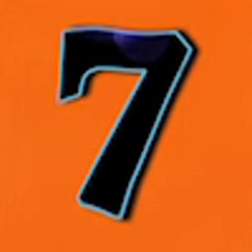 7️⃣ Эмодзи «Orange wave font» для Telegram