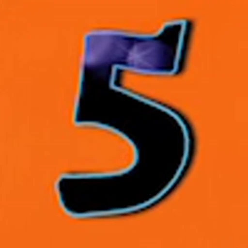 5️⃣ Эмодзи «Orange wave font» для Telegram