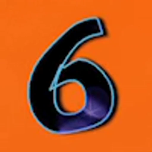 6️⃣ Эмодзи «Orange wave font» для Telegram