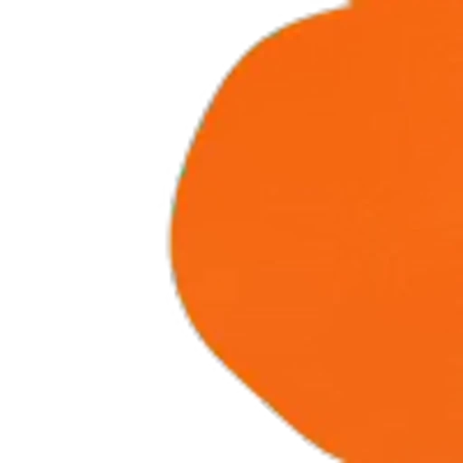 Стикерпак Orange wave font для Telegram