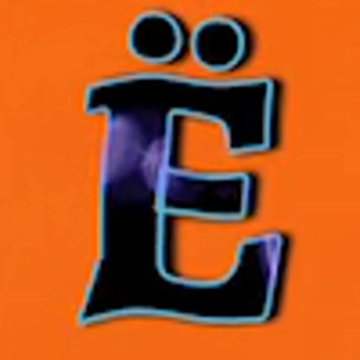 🔸 Эмодзи «Orange wave font» для Telegram
