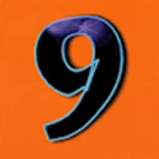 9️⃣ Эмодзи «Orange wave font» для Telegram
