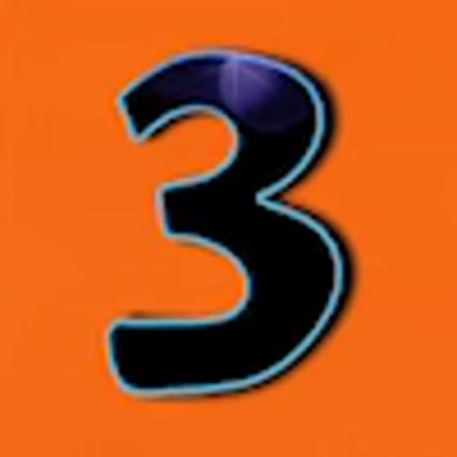3️⃣ Эмодзи «Orange wave font» для Telegram