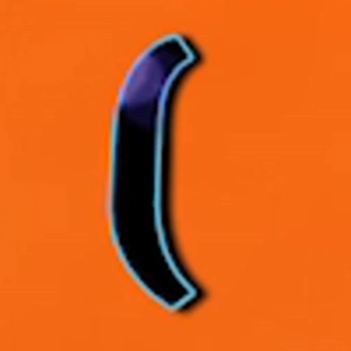 🔸 Эмодзи «Orange wave font» для Telegram