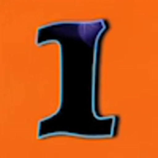 1️⃣ Эмодзи «Orange wave font» для Telegram