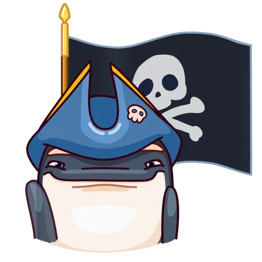 Эмодзи Orca88 The Pirate для Telegram — скачать