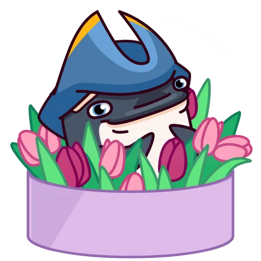 🌷 Стикер «the Pirate» для Telegram