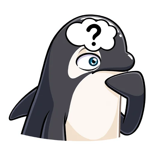 🤔 Стикер «Косатик» для Telegram