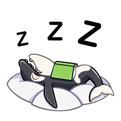 😴 Стикер «Косатик» для Telegram