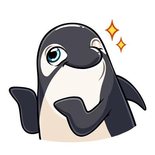 😉 Стикер «Косатик» для Telegram